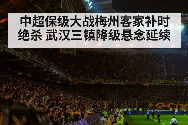 中超保级大战梅州客家补时绝杀 武汉三镇降级悬念延续